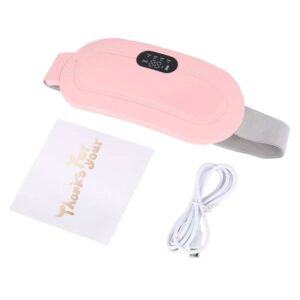 Portable Electric Menstrual Heating Pad Smart Warm Palace Belt Belly Vibration Massager
